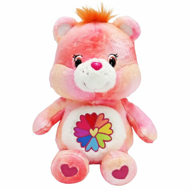 Care Bears - ケアベア ぬいぐるみソフトS フラワーパワーベア 196880 ピンク