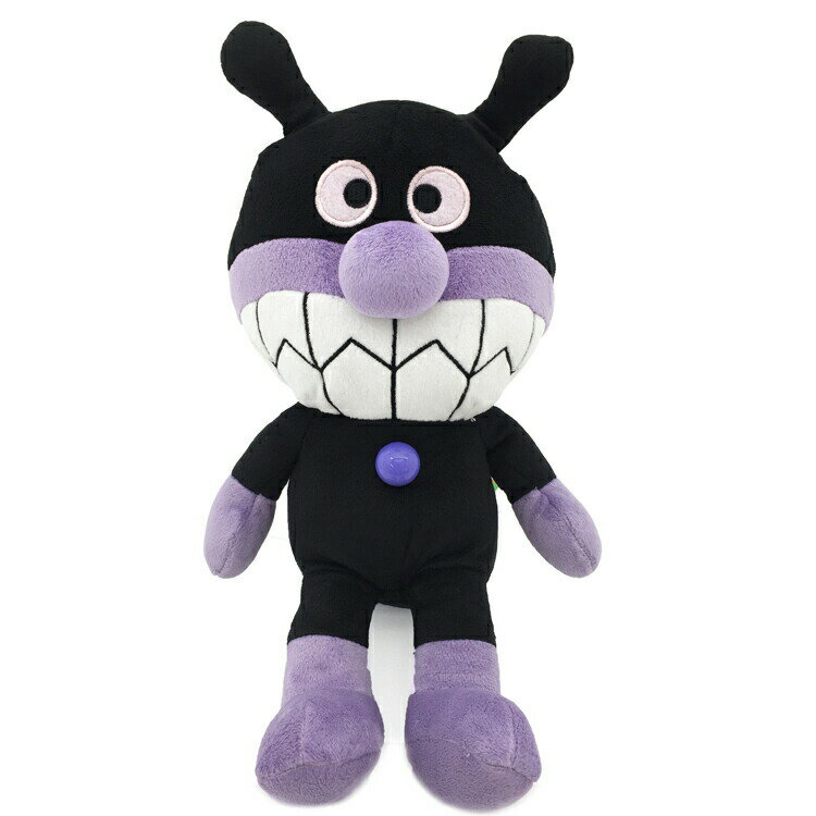 アンパンマン ふわりんスマイルS Plus ぬいぐるみS ばいきんまん