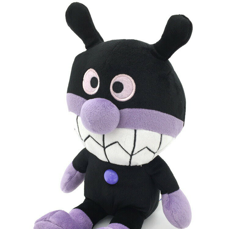 アンパンマン ふわりんスマイルS Plus ぬいぐるみS ばいきんまん