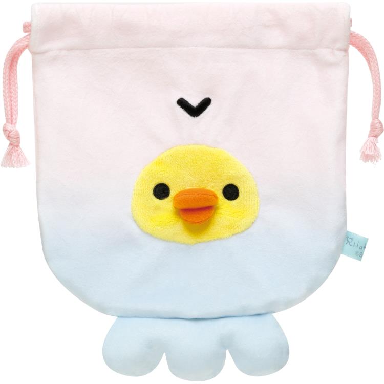 リラックマ ぬいぐるみ巾着 キイロイトリ クラゲ うみリラきぶん