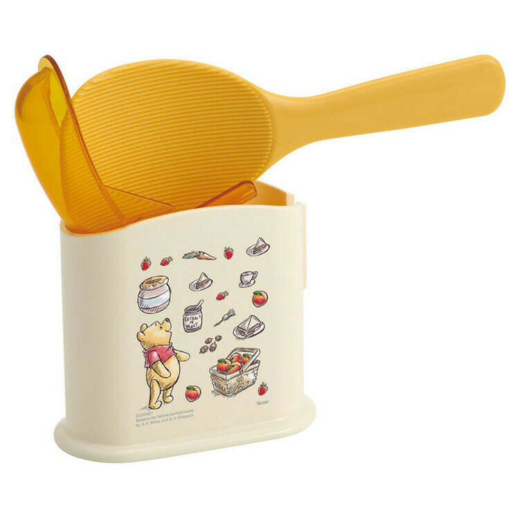 くまのプーさん SMS1 くっつきにくいしゃもじ／ケース付 ピクニック Disney ディズニー