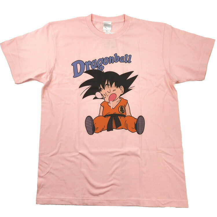 ドラゴンボール 半袖Tシャツ Lサイズ 悟空おやすみ 069515 大人 レディース 鳥山明