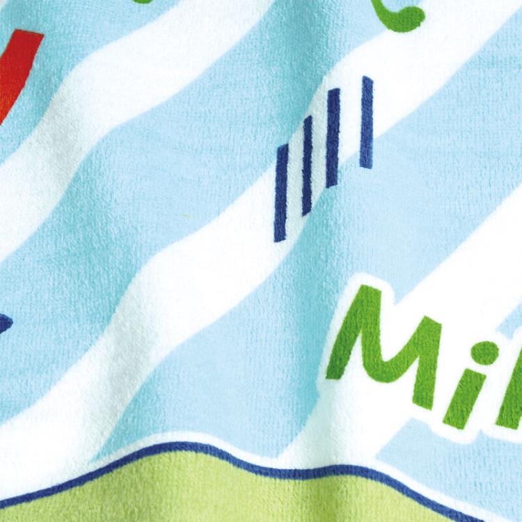 送料無料 まいぜんシスターズ BT120 バスタオル 60×120cm キッズ 名前タグ付き