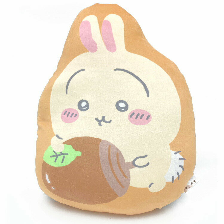 乐天商城 - ちいかわ 123149004780014 ダイカットクッション うさぎ Twitter LINEスタンプ ピクシブ なんか小さくてかわいいやつ ソファ ベッド イス 車 お昼寝