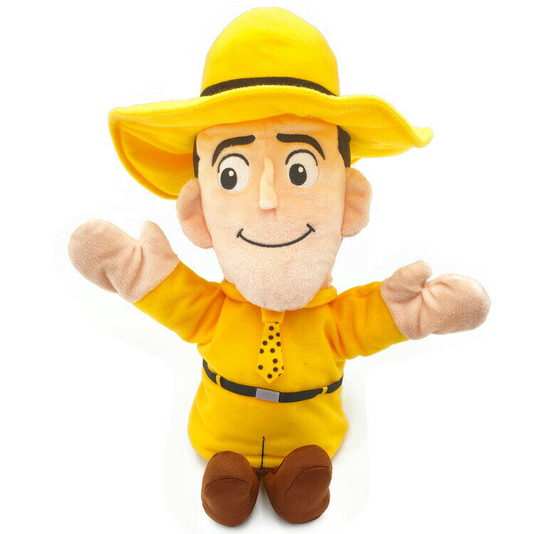 おさるのジョージ ハンドパペット 黄色い帽子のおじさん 921336 じょーじ さる ぬいぐるみ サンアロー