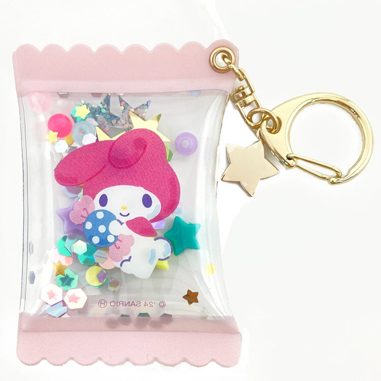 マイメロディ シャカシャカキーホルダー シャカシャカ 136928 サンリオ 目じるし ピンク