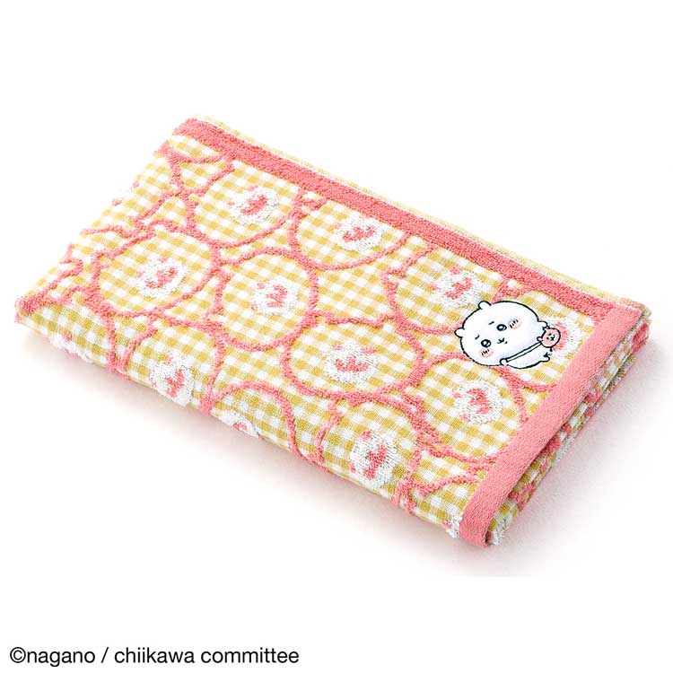 ちいかわ 41-1073180 スモールバスタオル ポシェット イエロー