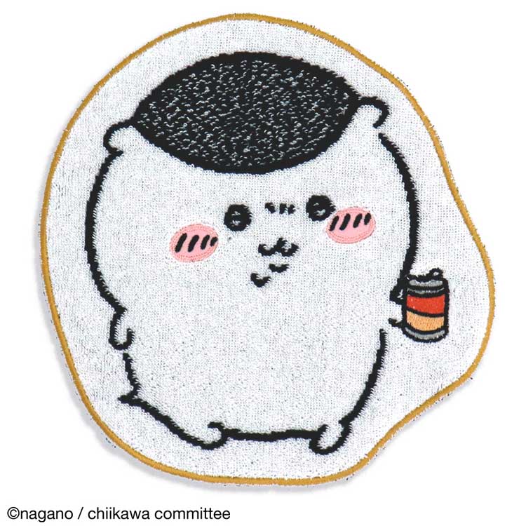 ちいかわ 41-1200120 タオルハンカチ ダイカット ブラウン くりまんじゅう