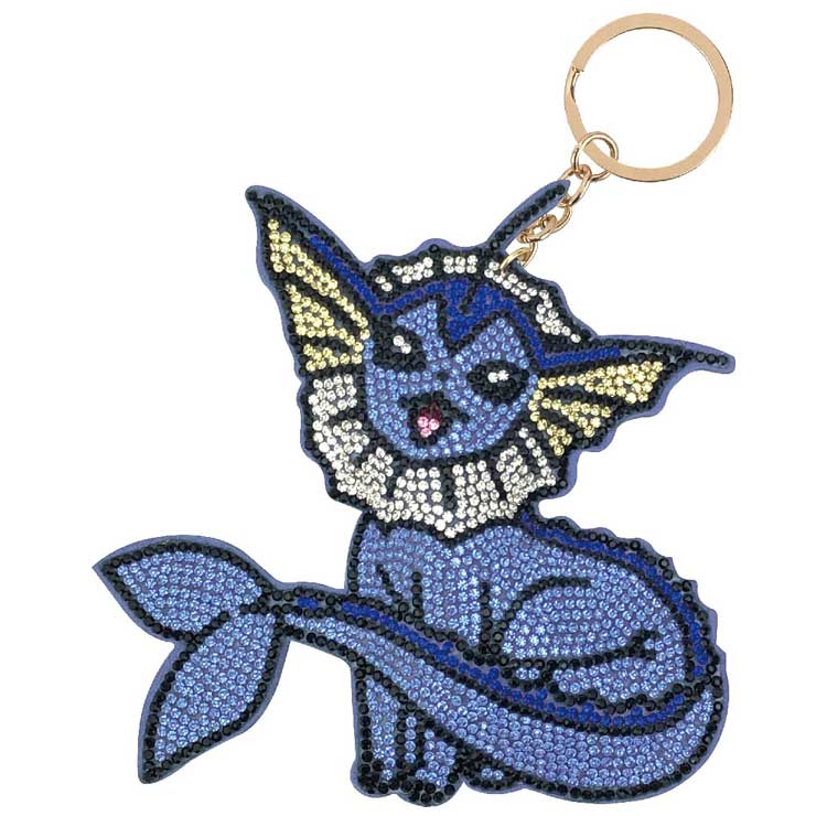 ポケットモンスター ラインストーンマスコットクリーナー シャワーズ 144590 pokemon ポケモン キーホルダー キーリング