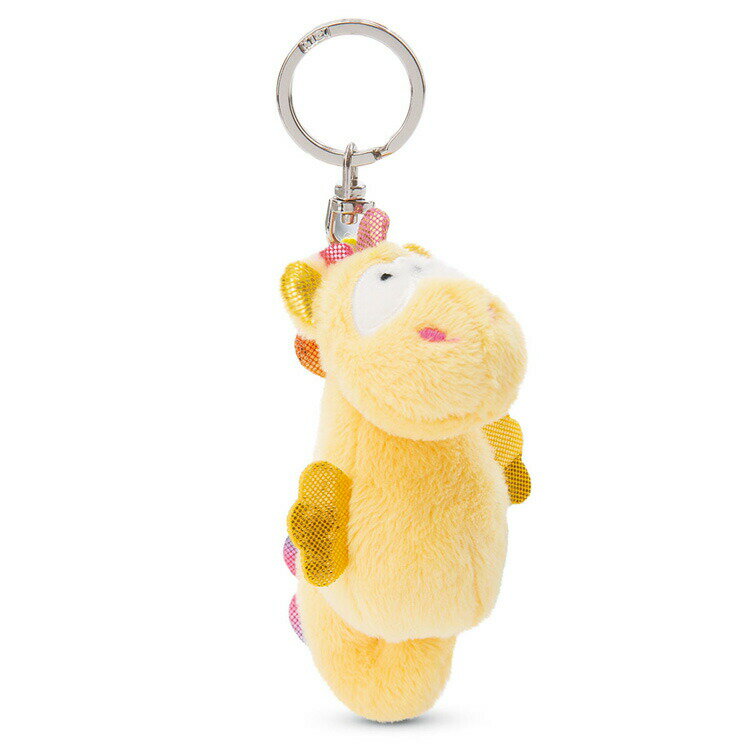 NICI ビーンバッグ シーホース イエロー 9cm デオドールフレンズ24 ぬいぐるみキーリング キーホルダー マスコット ニキ 動物 アニマル
