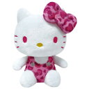 ハローキティ お座りぬいぐるみ ピンク 587192 ヒョウ柄 SANRIO サンリオ(3)