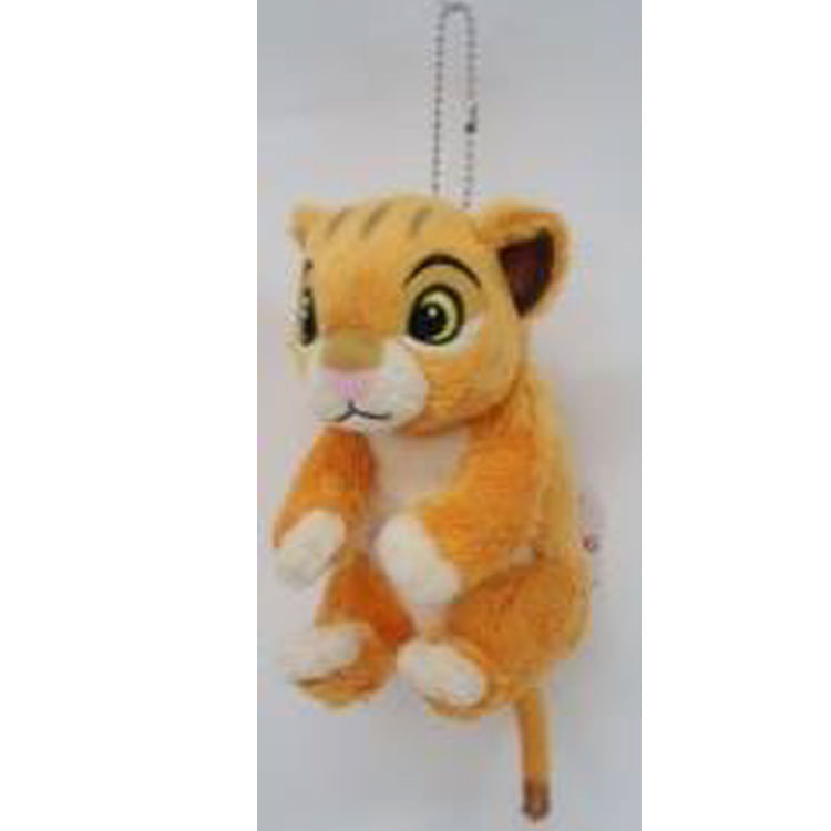 Lion - ライオンキング ぬいぐるみ マスコット あそんで！ シンバ あそんでぬいぐるみ Disney ディズニー ボールチェーン付 キーホルダー