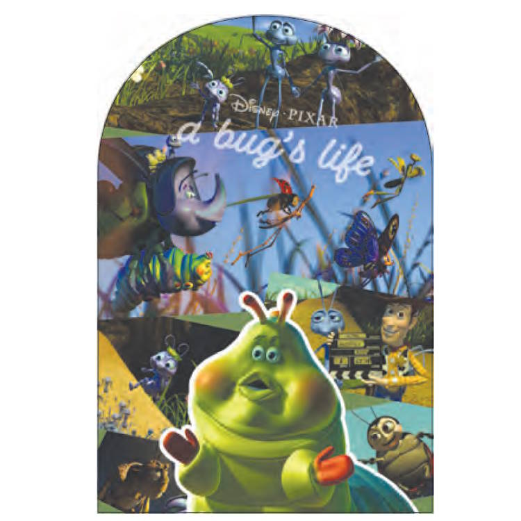 バグズライフ ダイカットメモ ピクサー PIXAR メモ帳 メモ紙 めも メモ メッセージ 770895