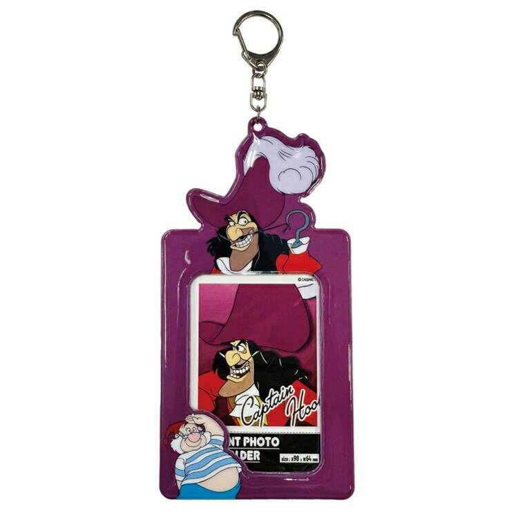 ヴィランズ 16958 インスタントフォトキーホルダー フック船長 DISNEY VILLANS DESIGN ピーターパン Peter Pan