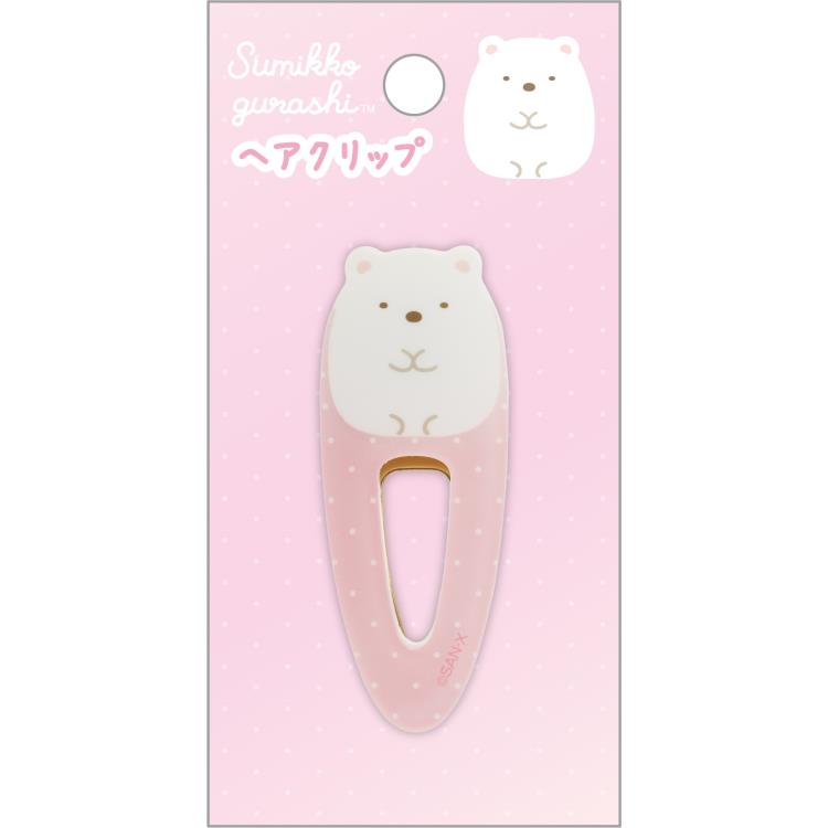 商品仕様髪の毛がしっかりまとまるヘアクリップです。 メイクや勉強、デスクワークに便利！ カバンにつけてもかわいい♪ 【サイズ】約65×25×20mm 【素材】 　マスコット：アクリル樹脂 　クリップ：金属 【生産国】中国特記事項※画像はあくまでも商品イメージになります。実際の商品と色や仕様が異なる場合がありますので、予め御了承ください。 ※メーカー希望小売価格はメーカーカタログに基づいて掲載しています。