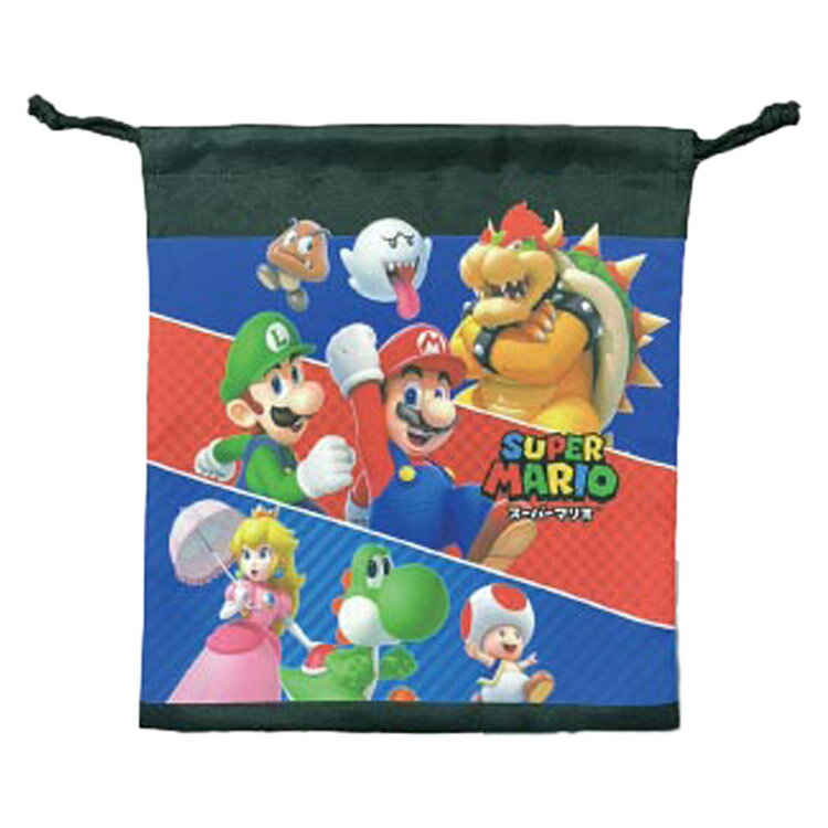 Rakuten - スーパーマリオ 巾着M 147973 SUPER MARIO Nintendo