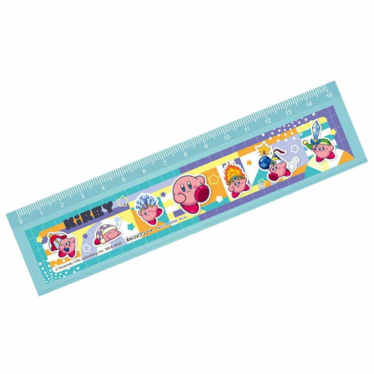 星のカービィ 定規15cm 282068 わくわく新学期 ショウワノート 入園入学