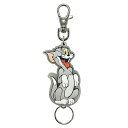 トムとジェリー 16924 ラバーリールキーホルダー トム トムジェリ トム&ジェリー TOM&JERRY