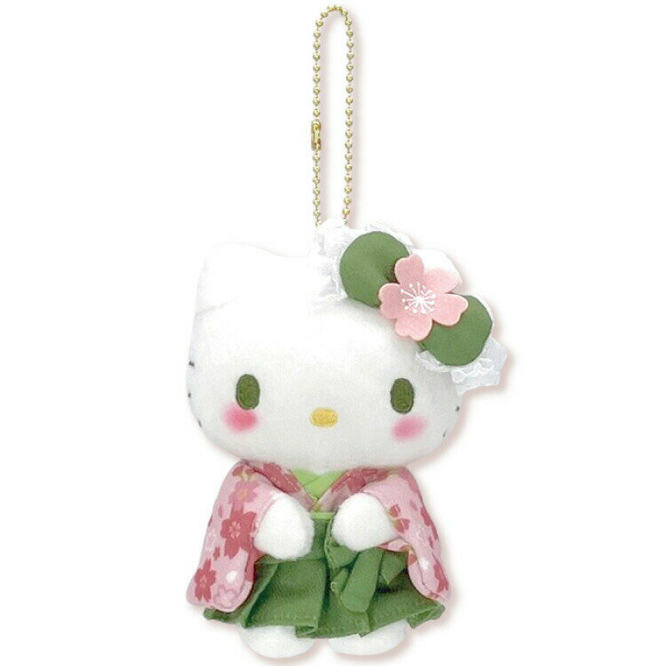 ハローキティ マスコット 204233 桜着物抹茶 SANRIO サンリオ