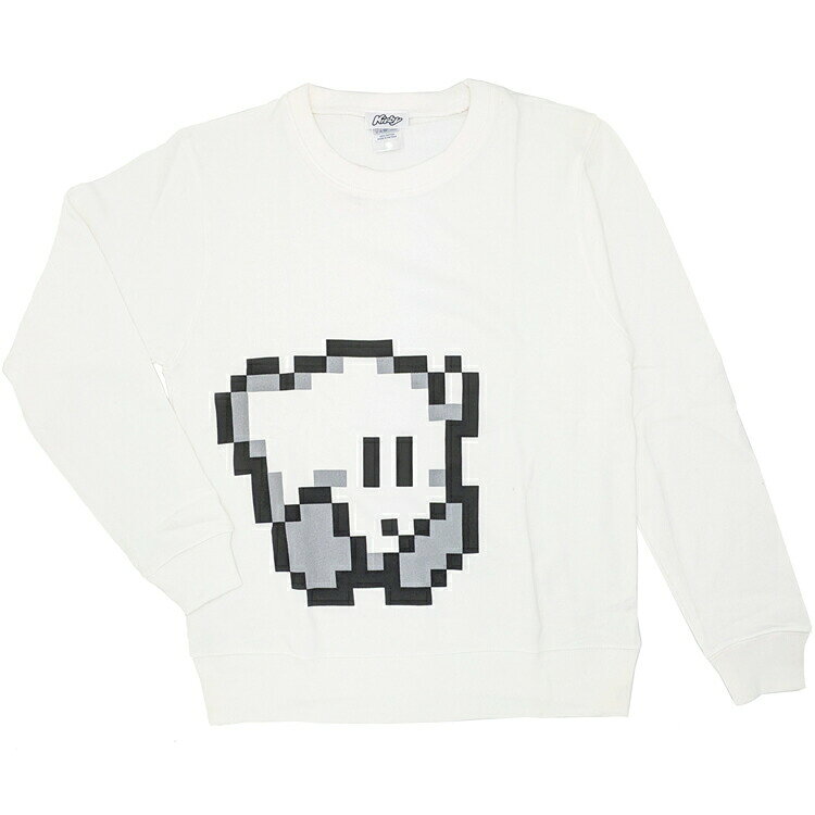 星のカービィ トレーナーS ホワイト ジャンプ 249060 Kirby nintendo HAL 白 レトロ