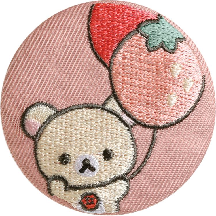 【中身はランダム】リラックマ 刺しゅう缶バッジコレクション BASIC RILAKKUMA Favorite Things ベーシック