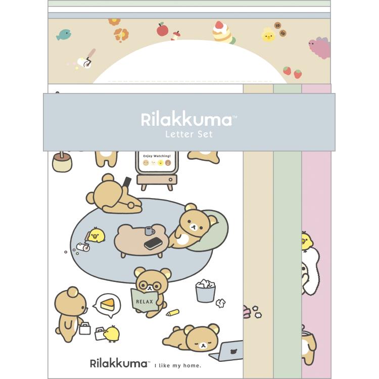 商品仕様毎日の中にあふれる大好きなものや大好きな時間。 リラックマたちと過ごしたらもっと好きになれそうな『BASIC RILAKKUMA Favorite Things』シリーズです。 【サイズ】約190×142mm 【仕様】便せん封筒4種丁合 【内容】便せん24枚、封筒12枚 【生産国】日本特記事項※画像はあくまでも商品イメージになります。実際の商品と色や仕様が異なる場合がありますので、予め御了承ください。 ※メーカー希望小売価格はメーカーカタログに基づいて掲載しています。