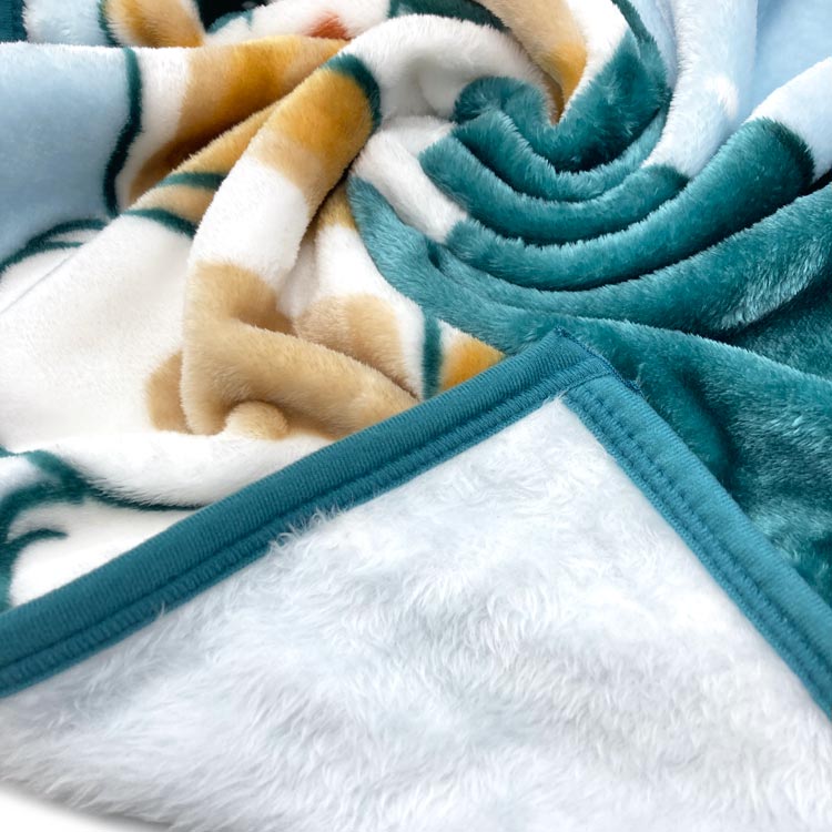 mofusand ポリエステルマイヤーひざ掛け すりすりサメにゃん 929973 ウインターアイテム マルシン 丸眞 モフサンド [2]