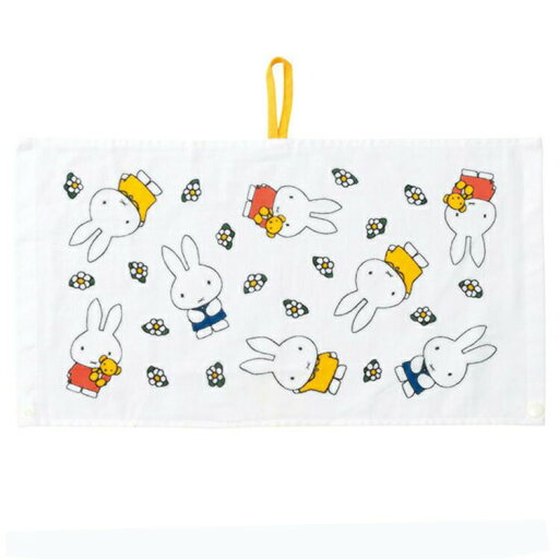 ミッフィー おでかけタオル おでかけミッフィー 623017 白 花 miffy ミッフィー おでかけタオル おでかけミッフィー 623017 白 花 miffy