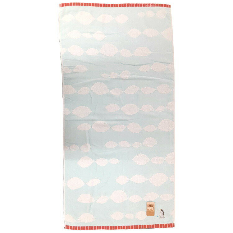 カントリーズー バスタオル ペンギン ブルー 071242