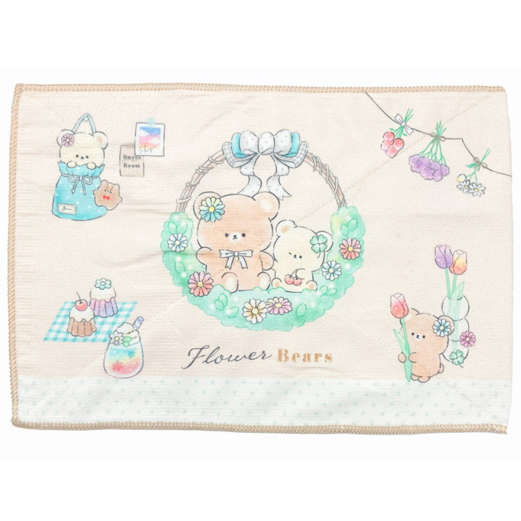 フラワーベアーズ ぞうきん 新学期 176633 くま 花 アニマル 入園入学