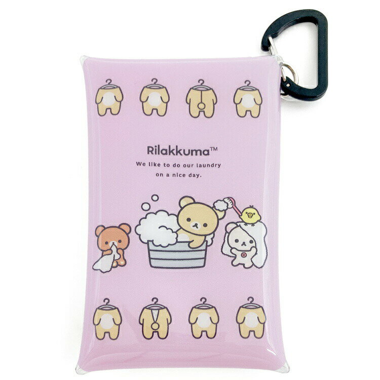 リラックマ クリアマルチケースS お風呂 186138 BASIC RILAKKUMA Favorite Things りらっくま Rilakkuma