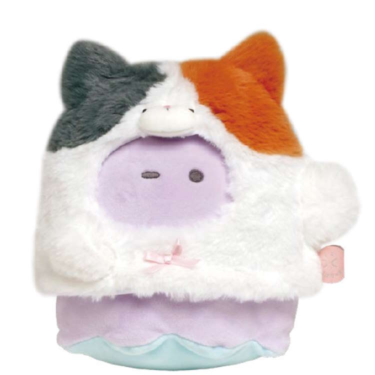 乐天商城 - オバケーヌ ぬいぐるみ M みけねこ 置物 ヌイグルミ なりきり 着ぐるみ 266976