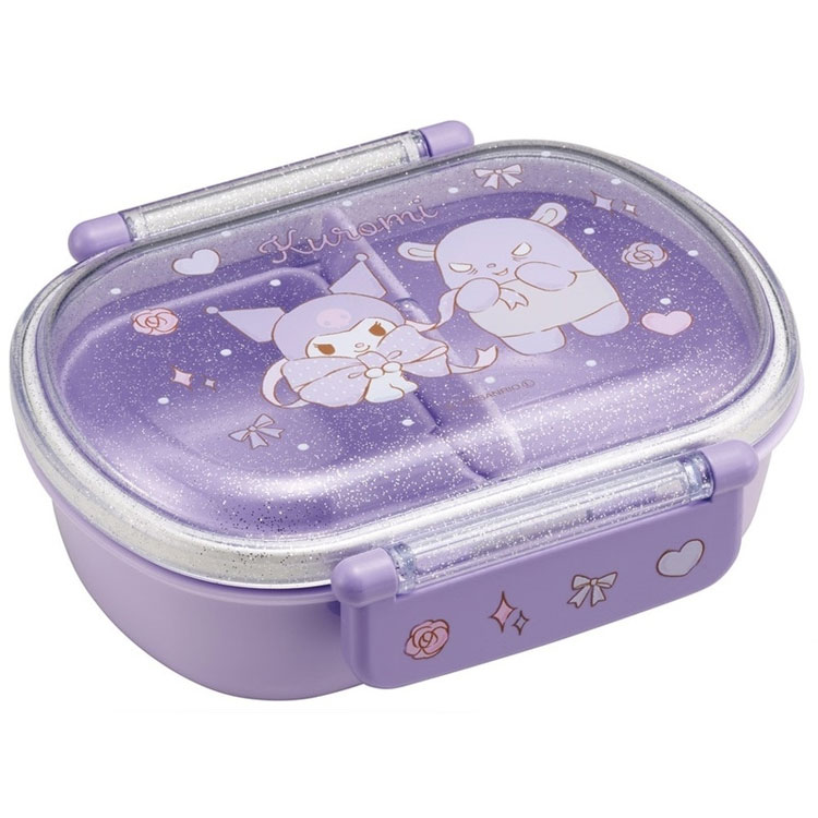Lunch Boxes - クロミ QAF2BAAG 抗菌食洗機対応ふわっとタイトランチボックス ビッグリボン SANRIO サンリオ スケーター