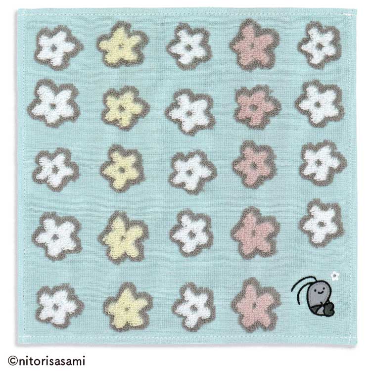 Hand Towel, Handkerchief - ホワイトタイガーとブラックタイガー 42-0030080 タオルハンカチ ブルー ちょっと特別