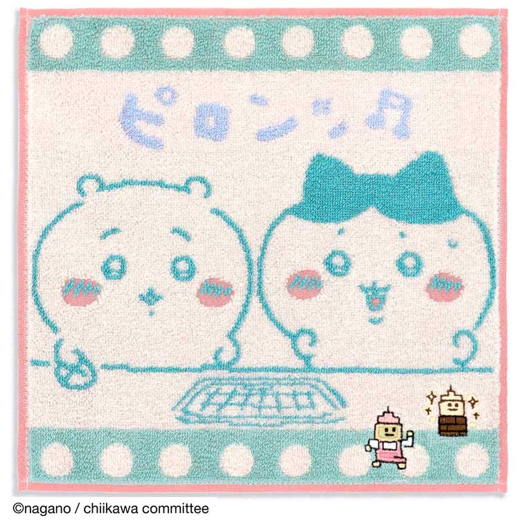 ちいかわ 41-1280080 タオルハンカチ アイボリー ピロン