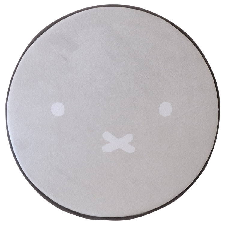 ミッフィー カーシートクッション GY×WH 722927 カー用品 miffy ディックブルーナ