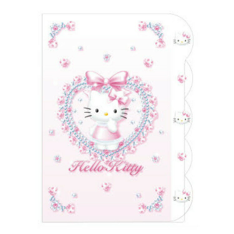 ハローキティ ダイカットクリアファイル5P 786353 バレエコア 第2弾 SANRIO サンリオ の商品画像