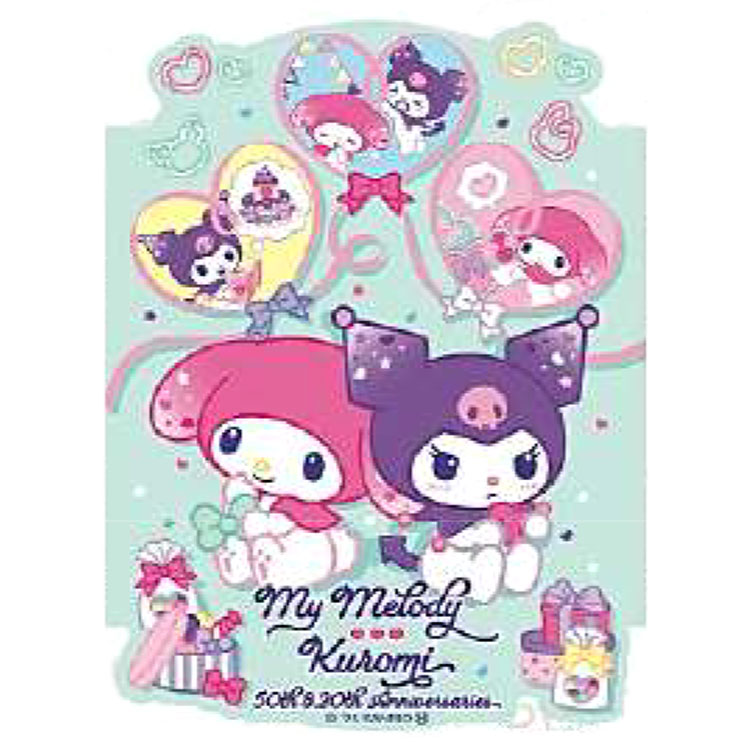 乐天商城 - マイメロディ&クロミ アウトドアステッカー パーティの準備 ドキドキ 145837 SANRIO サンリオ