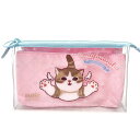 mofusand クリアポーチ マチ mitte 天使にゃん 780702 モフサンド ぢゅの 猫(4)