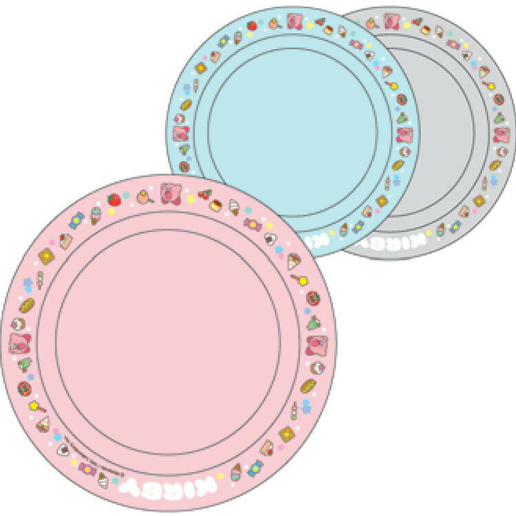 星のカービィ PT-21 小皿3枚セット Kirby プラスチック お皿 おやつ皿 レンジOK 食洗機OK 乾燥機OK