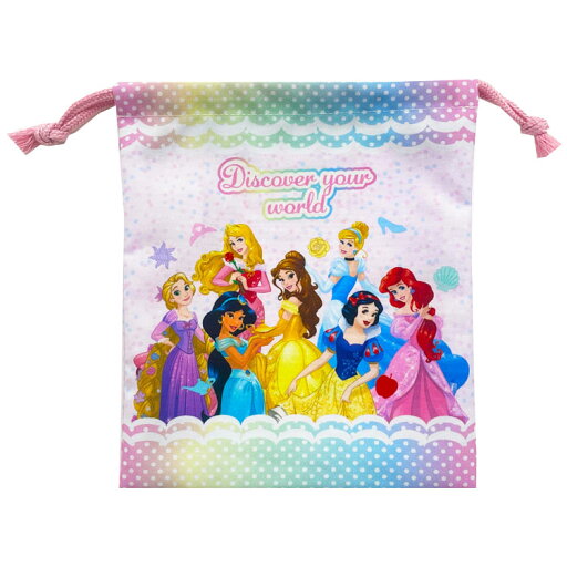 ディズニープリンセス 巾着 小 195651 入園入学 Disney ディズニープリンセス 巾着 小 195651 入園入学 Disney