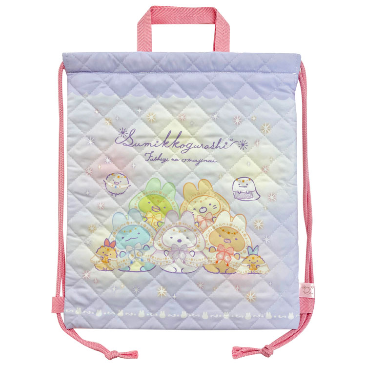 すみっコぐらし 単柄キルトナップサック 196818 入園入学