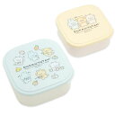 ぽかんとたん SSP-22 シール容器2Pセット 弁当箱 デザートケース フルーツケース 入れ子 2個セット