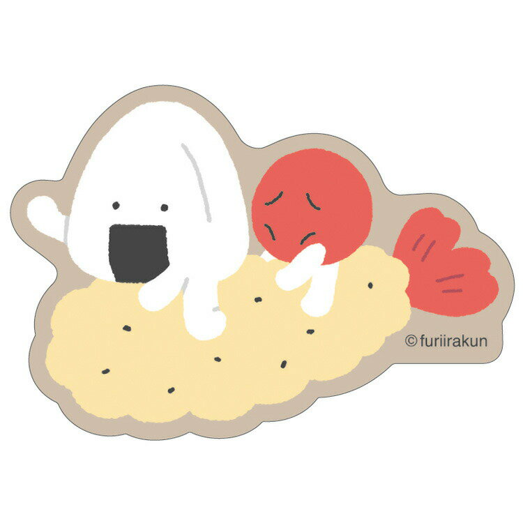 おにうめ デコペタステッカー おにうめ2 168683 おにぎり うめぼし