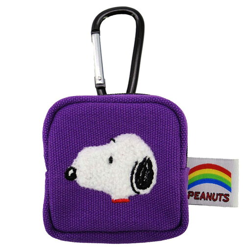 スヌーピー カラフル カラビナミニポーチ PU PEANUTS 206473 スヌーピー カラフル カラビナミニポーチ PU PEANUTS 206473
