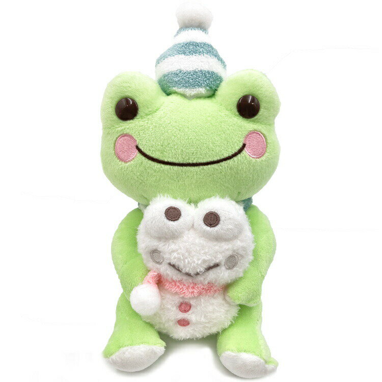 Frog - けろけろけろっぴ×かえるのピクルス ぬいぐるみS 雪だるま ピクルス 204318 第3弾