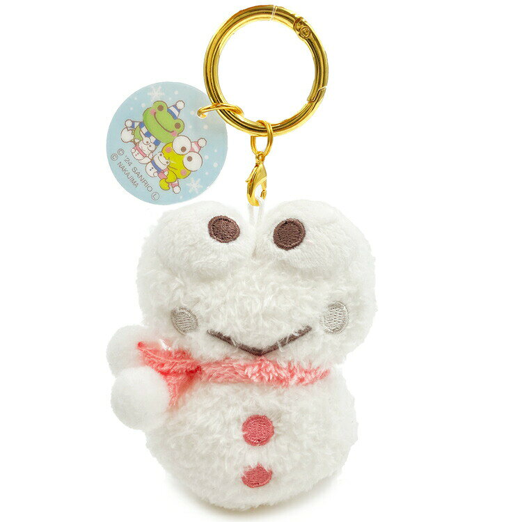 けろけろけろっぴ×かえるのピクルス カラビナマスコット 雪だるま けろけろけろっぴ 204325 第3弾