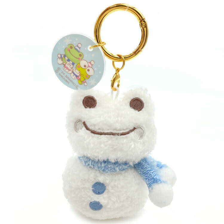 けろけろけろっぴ×かえるのピクルス カラビナマスコット 雪だるま ピクルス 204332 第3弾
