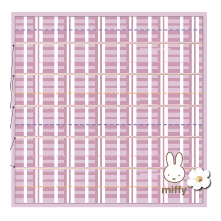 ミッフィー ツイードミニタオル PK 237380 Miffy ディックブルーナ Dick Bruna