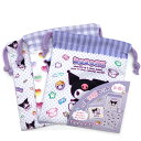 クロミ 巾着3P 889681 入園入学 SANRIO サンリオ